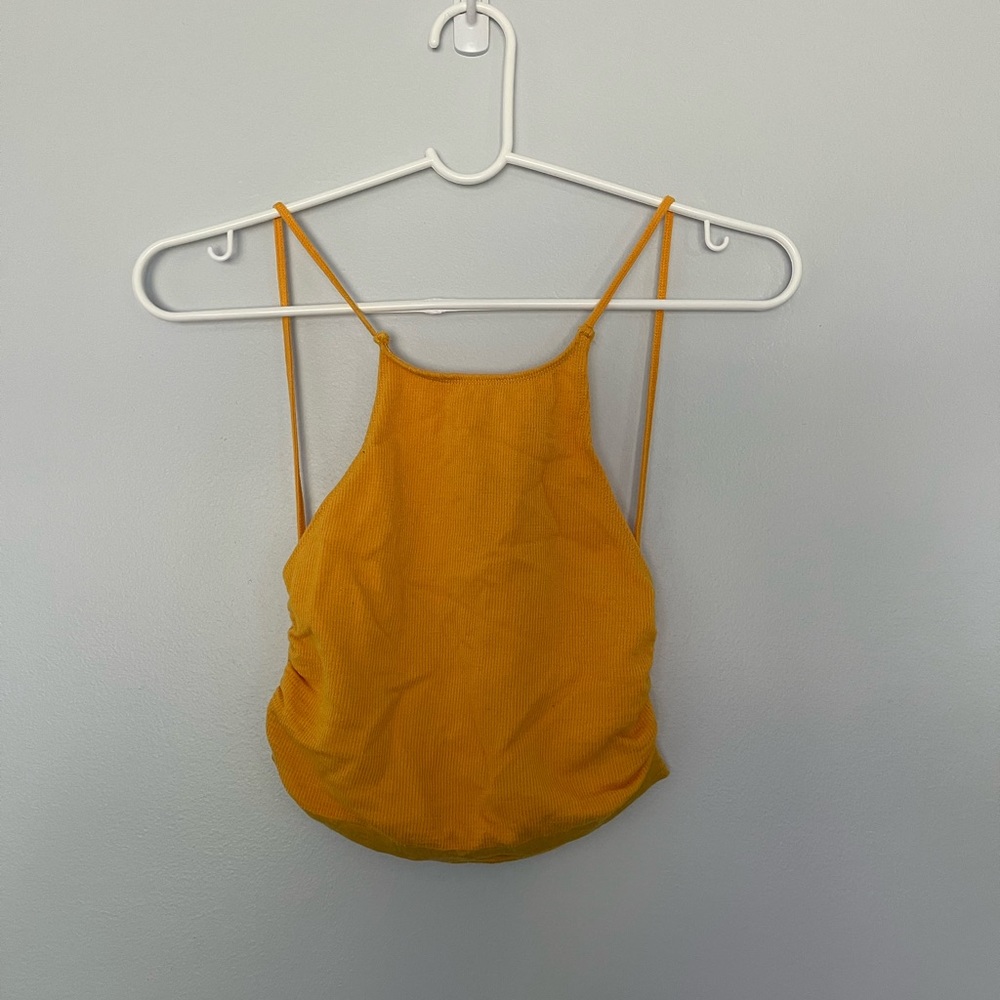 Urban Outfitters Crop Top, XS/S, Yellow